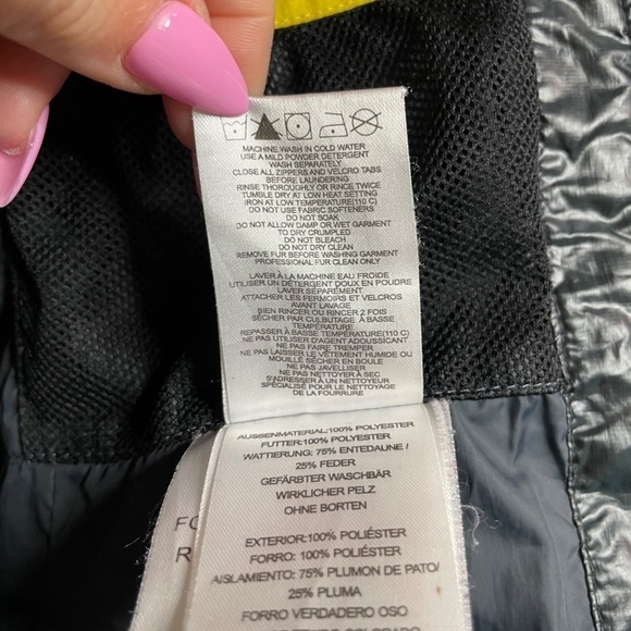 Lole Katie L Edition Long Coat Real Fur Parka - Picture 15 of 16